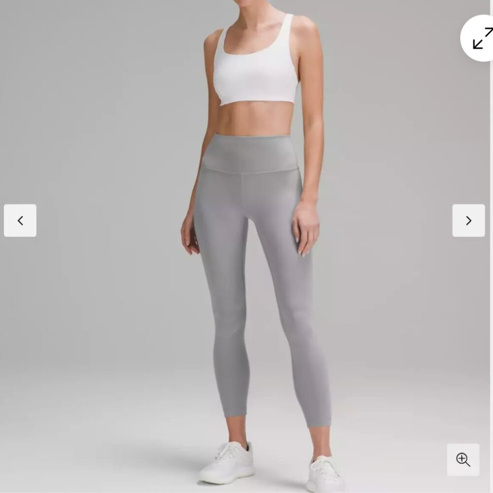 Lululemon Wunder Train High-Rise Tight 25" in Rhino Grey - Size 20